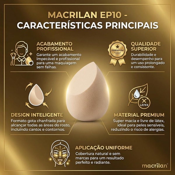 Esponjas de maquiagem